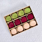 12Pc Christmas Velvet Flocked Fibers round Ball Ornament Creative DIY Christmas Ball Wreath and Christmas Tree Decoration