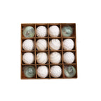 16Pcs Christmas Balls Ornament Set Plastic Glitter Pearl Shatterproof Christmas Tree Hanging Pendant