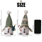 30Cm Glowing Knitted Gnome Doll Couple with Led Night Light 2025 Christmas Decorations Home Xmas Tree Decor New Year 2026 Gift