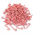 10/30/50Pcs Mini Candy Cane Christmas Decoration Red White Resin Candy DIY Crafts Xmas Pendant Navidad Home Decor 2025 New Year