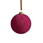 Elegant Velvet Christmas Balls 9Pack 10 Cm Hanging Ornaments Fit for Festive Home Decor Christmas Trees Hanging Ornaments