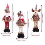 Christmas Santa Doll Merry Christmas Decorations for Home 2024 Table Xmas Ornaments Navidad Natal Noel New Year Decor 2025 Gifts
