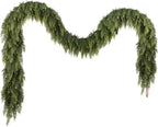 1PC 275Cm Artificial Plants Christmas Tree Cypress Leaves Garland Wreaths Home Party Decor Outdoor Yard Rattan Hanging Ornament