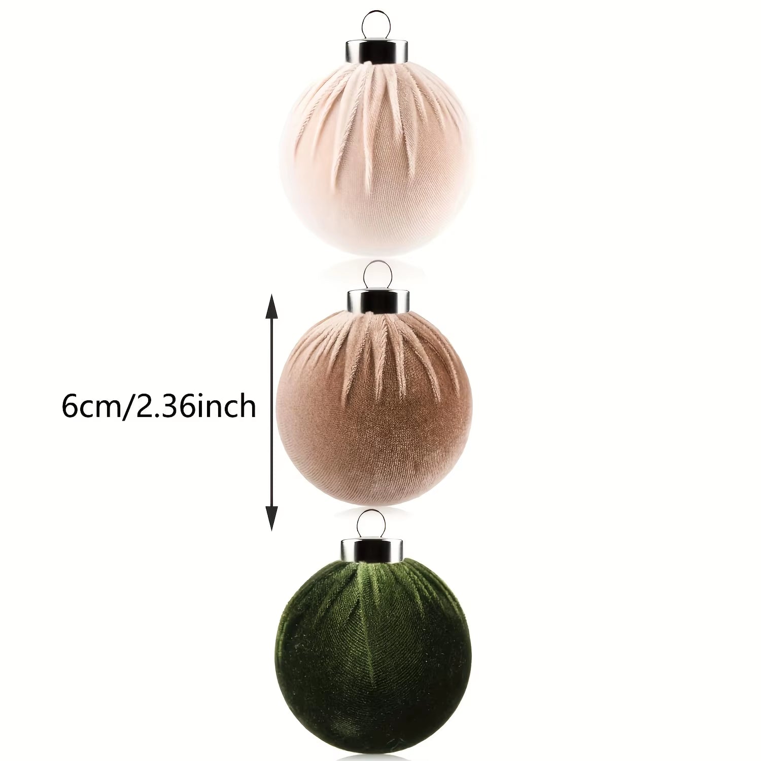 6Cm 15PCS Sets Christmas Balls Mixed Color Hand-Painted Hanging Ball Xmas Tree Pendants Ornaments Home Decor 2025 New Year Gifts