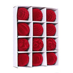 Christmas Velvet Ball Ornaments 12Pcs Hanging Christmas Tree Ornaments for Holidays Christmas Tree Decoration